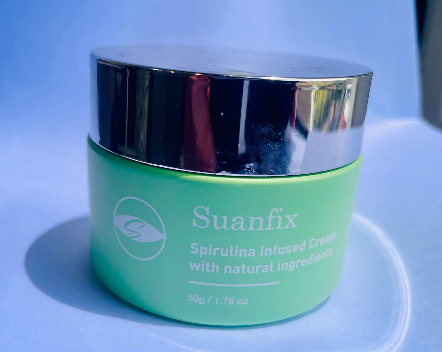 Spirulina-Infused Hydrating & Anti-Fungal Cream – 50 g (Glass Jar)